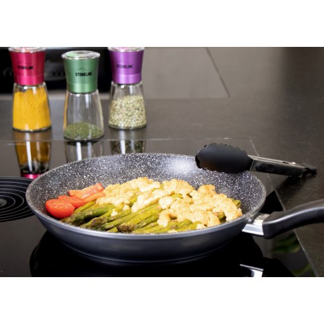 Stoneline | 10640 | Pan Set of 2 | Frying | Diameter 20/26 cm | Suitable for induction hob | Fixed handle | Anthracite - 9
